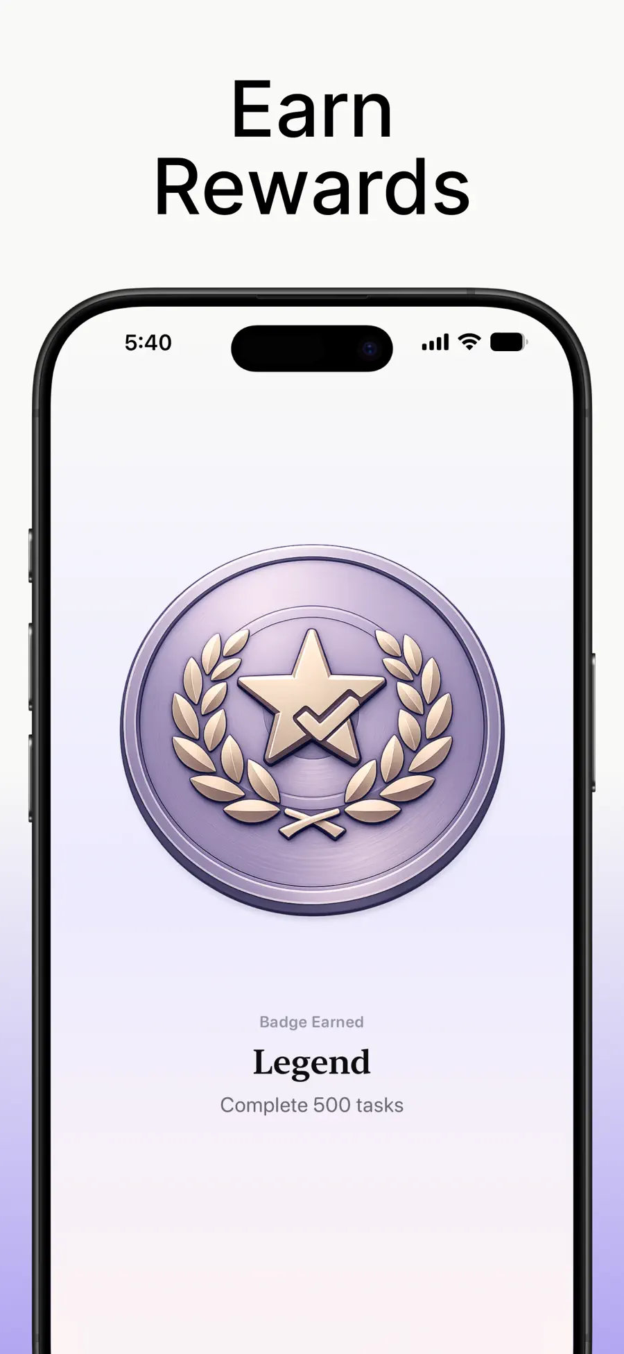 Domi reward screen displaying a Legend badge